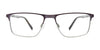 OAK NYC O3019 Eyeglasses with Clip-on Sunglasses | Size 52 / Black & Blue