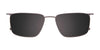 OAK NYC O3019 Eyeglasses with Clip-on Sunglasses | Size 52 / Clip Only (Color №020)