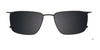 OAK NYC O3019 Eyeglasses with Clip-on Sunglasses | Size 52 / Clip Only (Color №090)