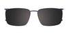OAK NYC O3020 Eyeglasses with Clip-on Sunglasses | Size 54 / Black & Brown