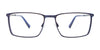 OAK NYC O3020 Eyeglasses with Clip-on Sunglasses | Size 54 / Black & Brown