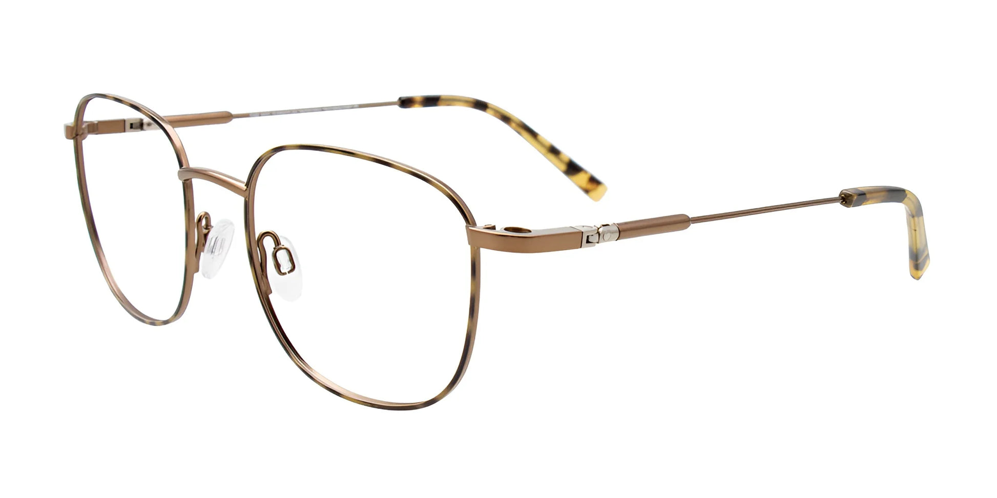 OAK NYC O3021 Eyeglasses with Clip-on Sunglasses Tortoise