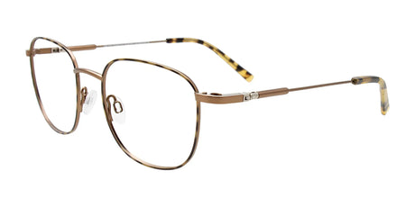 OAK NYC O3021 Eyeglasses with Clip-on Sunglasses Tortoise