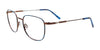 OAK NYC O3021 Eyeglasses with Clip-on Sunglasses | Size 50 / Blue Tortoise