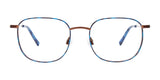 OAK NYC O3021 Eyeglasses with Clip-on Sunglasses | Size 50