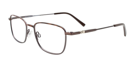 OAK NYC O3022 Eyeglasses with Clip-on Sunglasses Tortoise / Steel