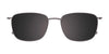 OAK NYC O3022 Eyeglasses with Clip-on Sunglasses | Size 50 / Dark Blue/Steel