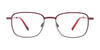 OAK NYC O3022 Eyeglasses with Clip-on Sunglasses | Size 50 / Dark Blue/Steel