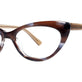 Blue Brown Streak / Light Brown