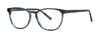 OGI 9256 Eyeglasses / Deep Blue Havana / Size 54