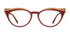 OGI BABE Eyeglasses | Size 52 / Burgundy Coral