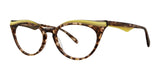 OGI BABE Eyeglasses Canary Tortoise