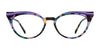 OGI BABE Eyeglasses | Size 52 / Burgundy Coral