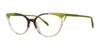 OGI BAUHAUS Eyeglasses | Size 55 / Lime Block