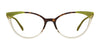 OGI BAUHAUS Eyeglasses | Size 55 / Black Red