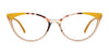 OGI BAUHAUS Eyeglasses | Size 55 / Black Red