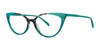 OGI BAUHAUS Eyeglasses | Size 55 / Teal Block