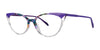 OGI BAUHAUS Eyeglasses | Size 55 / Turquoise Navy Crunch