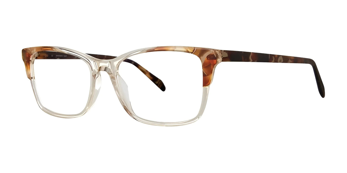 OGI BISOUX Eyeglasses Golden Havana Granite