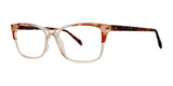 OGI BISOUX Eyeglasses Grey Havana Granite