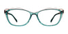 OGI BOBCAT Eyeglasses | Size 52 / Emerald Blush