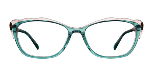 OGI BOBCAT Eyeglasses / Size 52 / Emerald Blush