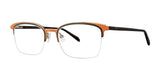 OGI BREWERY Eyeglasses Brown Orange