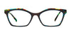 OGI BUSY BODY Eyeglasses | Size 54 / Black And Beige