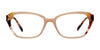 OGI BUTTER QUEEN Eyeglasses | Size 53 / Black Red Tortoise