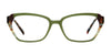 OGI BUTTER QUEEN Eyeglasses | Size 53 / Black Red Tortoise