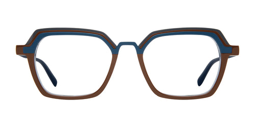 OGI CABIN Eyeglasses / Size 50 / Blue Mix