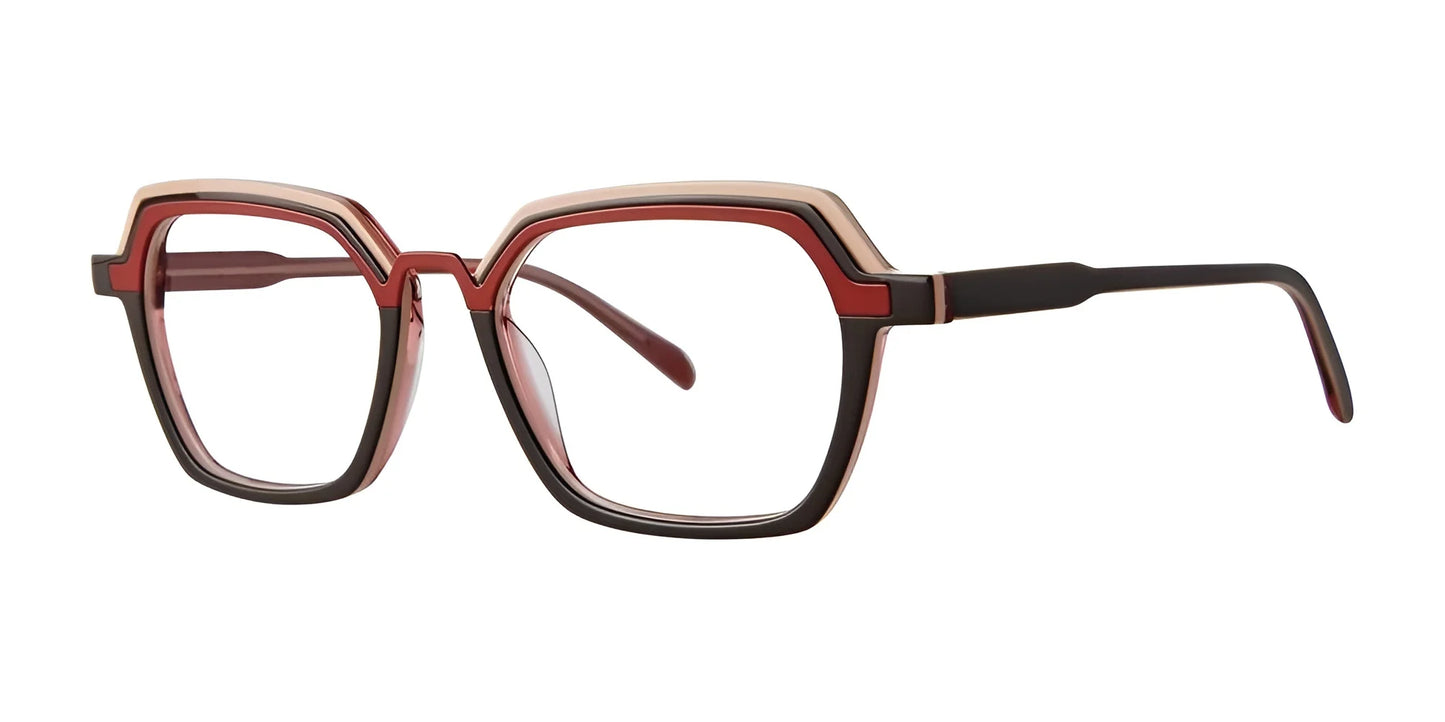 OGI CABIN Eyeglasses Red Mix