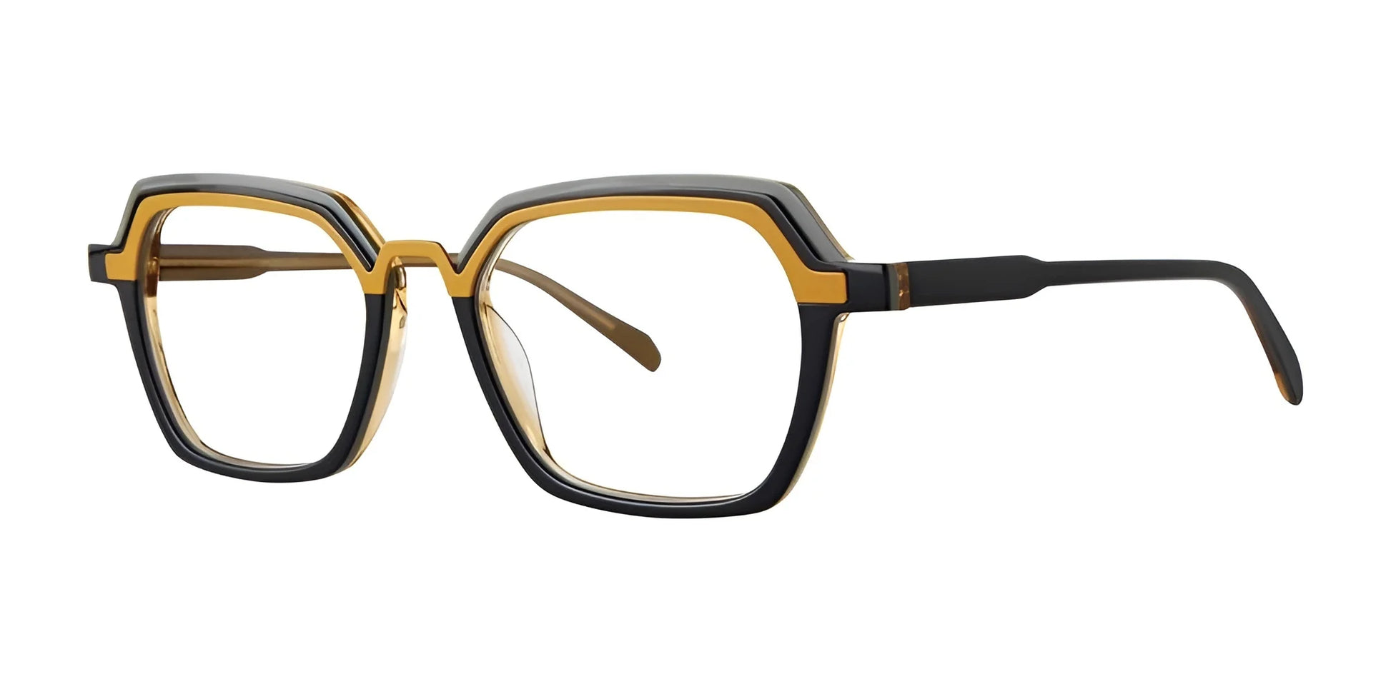 OGI CABIN Eyeglasses Yellow Mix