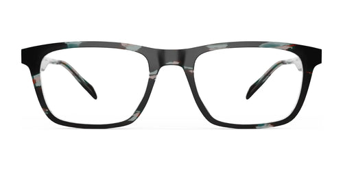 OGI CERTAINLY Eyeglasses / Size 56 / Green Tortoise Stripe