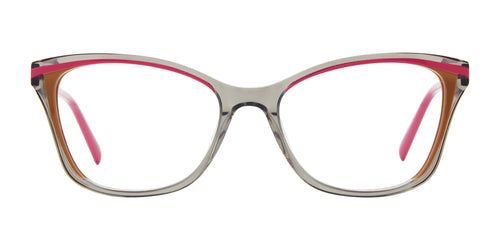 OGI COZY Eyeglasses / Size 53 / Grey Gum Crystal