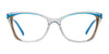 OGI COZY Eyeglasses | Size 53 / Grey Gum Crystal