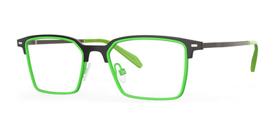 OGI DANVERS Eyeglasses Black Neon Green