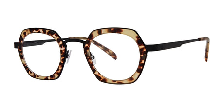 OGI DINKY TOWN Eyeglasses Black Sapporo Tortoise