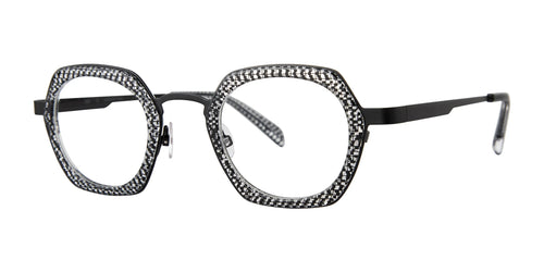 OGI DINKY TOWN Eyeglasses / Size 43 / Black Crystal Vertigo