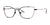 Red Rose DOMENICA Eyeglasses | Size 55 / Black Red