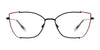 Red Rose DOMENICA Eyeglasses | Size 55 / Black Red