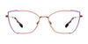 Red Rose DOMENICA Eyeglasses | Size 55 / Black Red