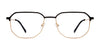 Red Rose FABI Eyeglasses | Size 55 / Black Gold