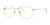 Red Rose FABI Eyeglasses | Size 55 / White Gold