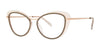 OGI FER CUTE Eyeglasses | Size 51 / Olive/Pale Pink/Rose Gold