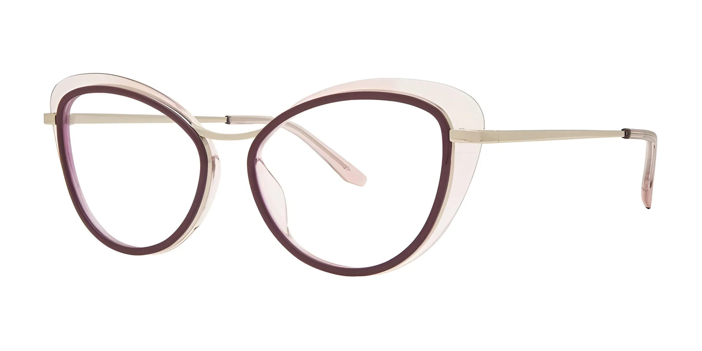 OGI FER CUTE Eyeglasses Mauve / Lilac / Silver