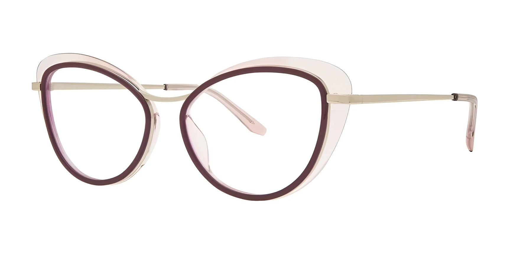 OGI FER CUTE Eyeglasses Mauve / Lilac / Silver