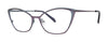 OGI Geez Louise Eyeglasses / Iris Teal / Size 53