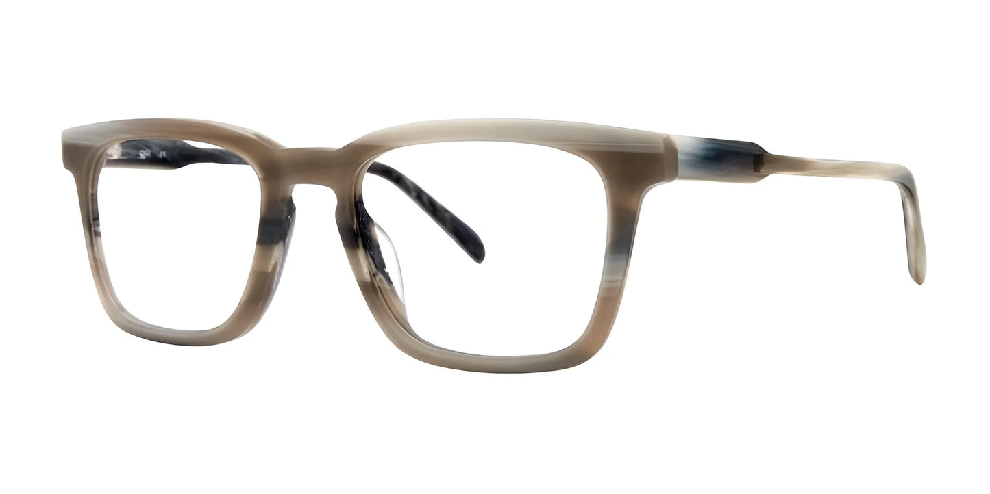 OGI GOALIE Eyeglasses Grey Stripe Matte