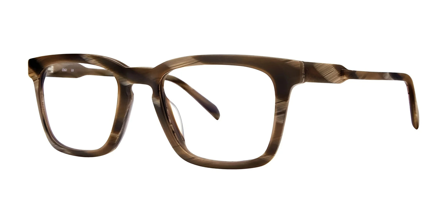 OGI GOALIE Eyeglasses Horn Matte